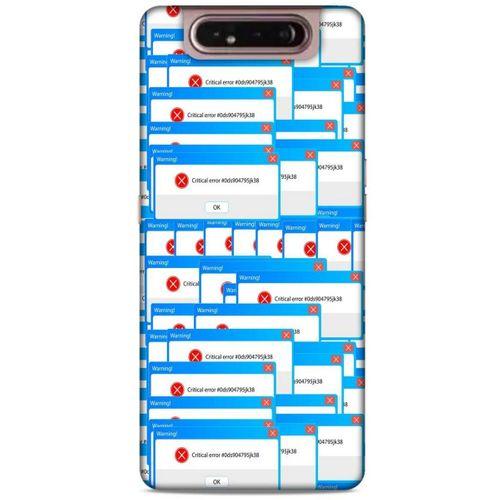 Retro (48) Desen Bumper Kılıf Renkli Samsung Galaxy A80 Kılıf