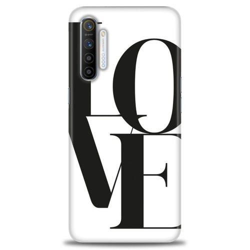 Realme XT Kılıf HD Baskılı Kılıf - Love + Tam Ekran Koruyucu