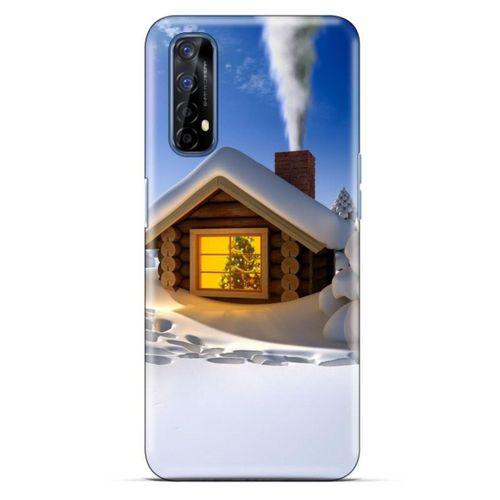 Oppo Realme 7 Kılıf Snowix (18) Telefon Kılıfları Sarı Beyaz