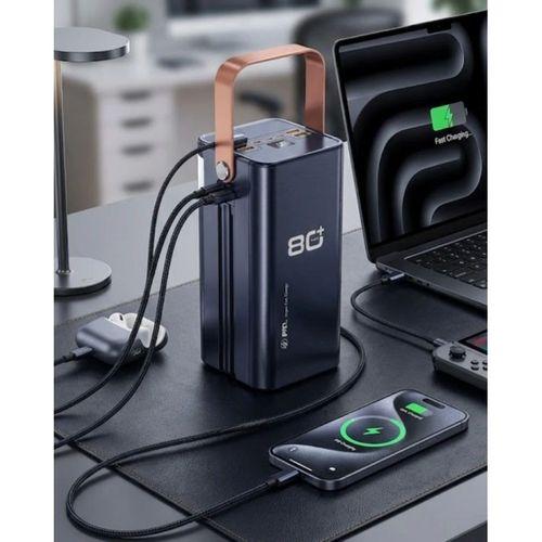 80000 Mah Taşınabilir Powerbank Süper Hızlı Şarj Çoklu Çıkış Ve Led Göstergeli