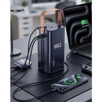 80000 Mah Taşınabilir Powerbank Süper Hızlı Şarj Çoklu Çıkış Ve Led Göstergeli