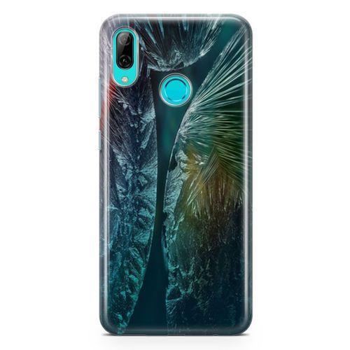 Huawei P Smart 2019 Kılıf Cam Kırıkları Arka Kapak Koruma Desenli Full Koruyucu