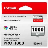 PlotterSarf® Canon PFI-1000 GY (Gray) Gri A2 Yazıcı Orijinal Mürekkep Kartuş 80 ml. (0552C001)