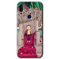 MRCİLETİSİM Xiaomi Redmi Note 7 Kılıf HD Desen Baskılı Arka Kapak+Temperli Cam - Morty