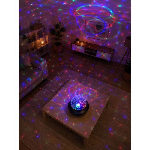 Rgb Bluetooth Disko Lambası Dahili Hoparlörlü Müzikli Parti Işığı Usb Ve Tf Kartlı