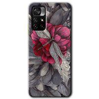 Redmi Note 11T Kılıf HD Desen Baskılı Arka Kapak - kelebek Ömrü + Kırılmaz Cam