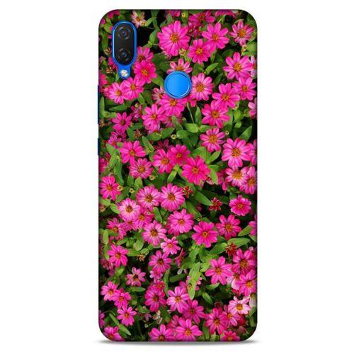 Lopard Huawei Psmart 2019 Uyumlu Kılıf Bahar (40) Fit Silikon Kılıf Koyu Pembe