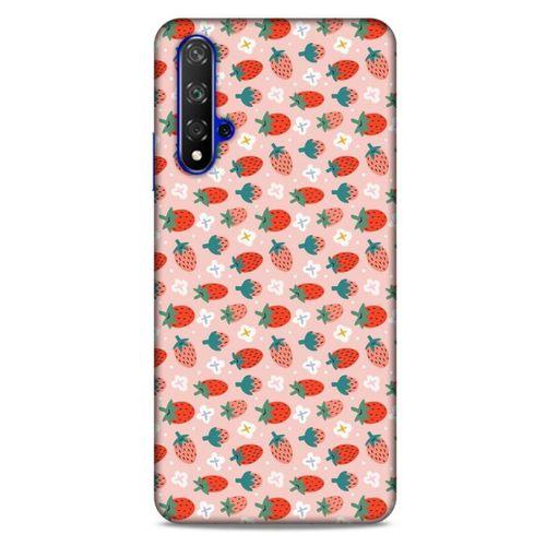 Frutix Çilek 01 Huawei P Smart S Y8P Kılıf Desenli Silikon