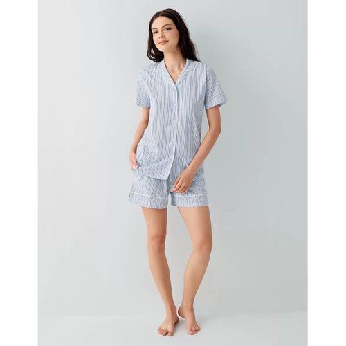 Arnetta 3601-s Kadın Gömlek Pijama Şort Takım