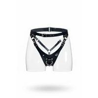 Siyah Kadın Kemer Deri Vücut Tokalı Aksesuar - Brf1281