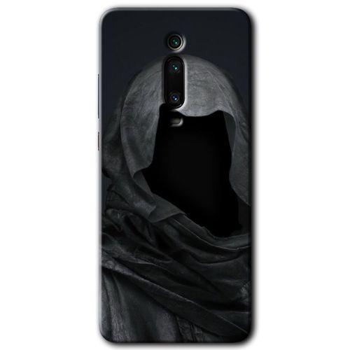 Xiaomi Mi 9T Kılıf HD Desen Baskılı Arka Kapak - Death + Kırılmaz Cam