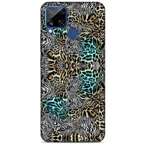 Animax Zebra Kaplan Oppo Realme C15 Kılıf Desenli Silikon