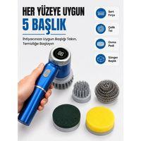 5'i 1 Arada Şarjlı Temizlik Fırçası İle Güçlü Ve Pratik Temizlik