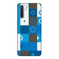 Oppo A91 Uyumlu Kılıf Insomnia (27) Tasarımlı Kılıf Mavi Beyaz