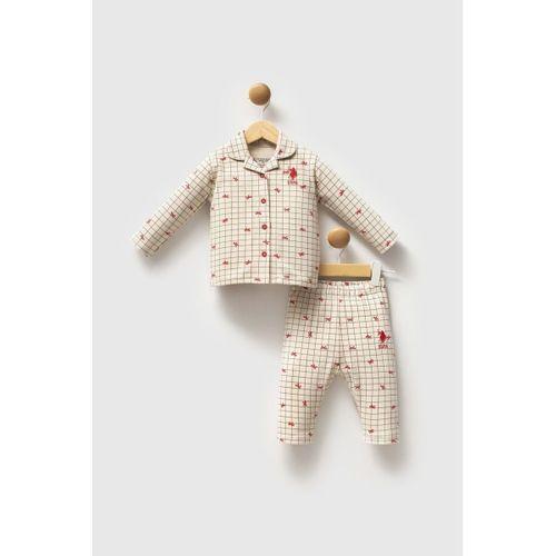 U.S.Polo U.S. Polo Assn Gömlek Pijama Takımı USB2728 Beyaz