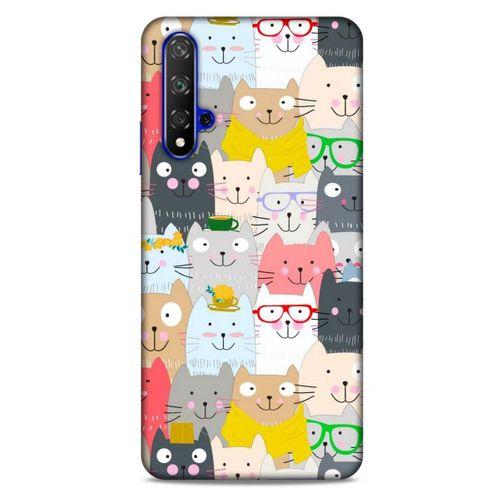 Lopard Huawei P Smart S 2020 Uyumlu Kılıf Kediler (33) Hybrid Kılıf Büyükler