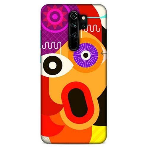 Lopard Xiaomi Redmi Note 8 Pro Uyumlu Kılıf Soyut Sanat (12) Desenli Koruyucu Silikon
