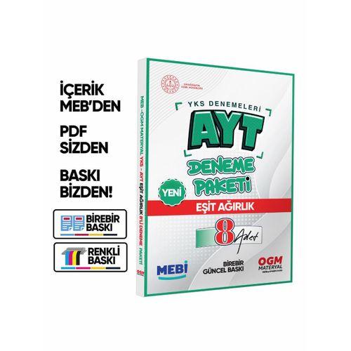 YKS-AYT MEBİ Güncel EŞİT AĞIRLIK (TM) 8li Seri Deneme Fasikül Paketi (A4) BASKI ÜCRETİ