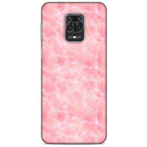 Mermer Desenli (4) Tema Koruma Kılıfı Pembe Xiaomi Redmi Note 9S Kılıf