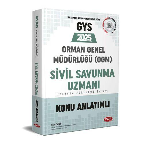 2025 GYS Orman Genel Müdürlüğü GYS Sivil Savunma Uzmanı Sınavı Ortak Alan Konu Anlatımlı Data Yayınları