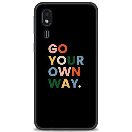 Samsung Galaxy A2 Core Kılıf HD Baskılı Kılıf - Go Your + Tam Ekran Koruyucu