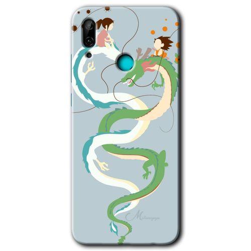 Huawei P smart 2019 Kılıf Baskılı Kapak - Snake Friendship + 5D Tam Kaplayan Cam