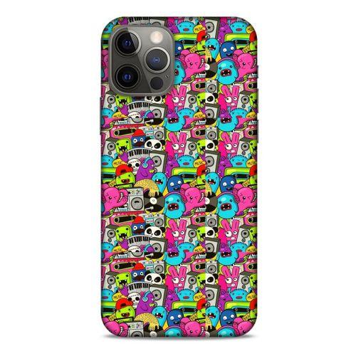 Graffitix (34) Desenli Silikon Kapak Apple iPhone 12 Pro Kılıf