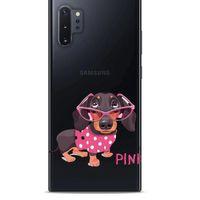 Zoologix (32) Samsung Galaxy Note 10 Plus Şeffaf Kılıf Silikon Desenli