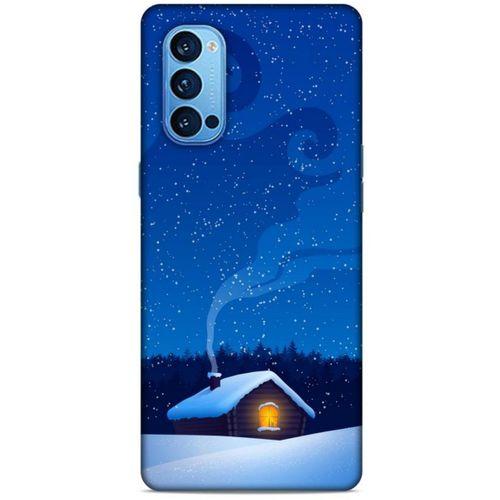 Oppo Reno 4 Pro Kılıf Snowix (21) Koruyucu Kapak Parliement Mavi