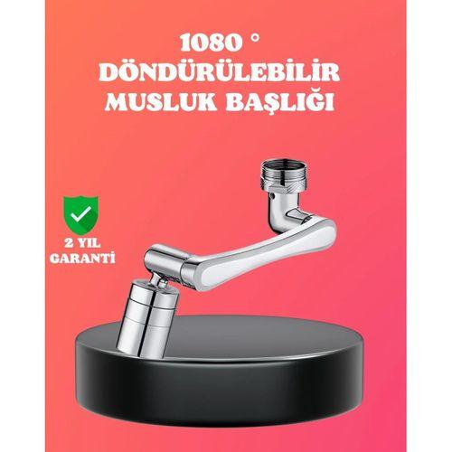 1080° Dönebilen Püskürtme Filtreli Musluk Başlığı Su Tasarruflu