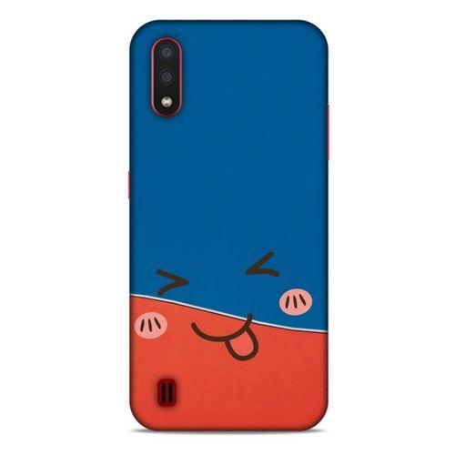 Emojix (43) Samsung Galaxy A01 Kılıf Silikon Kapak Desenli