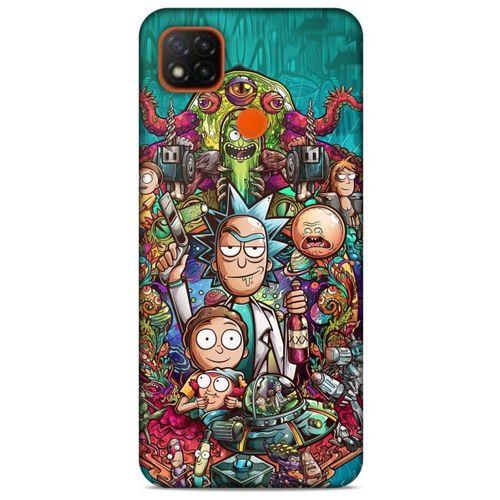 Xiaomi Redmi 9C Uyumlu Kılıf Rick And Morty (32) Soft Silikon Kılıf Cronenberg Morty