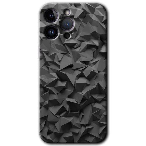 Potkal Hediye Fabrikası iPhone 14 Pro HD Baskılı Kılıf + 9D Tam Ekran Koruyucu - Dark Broke