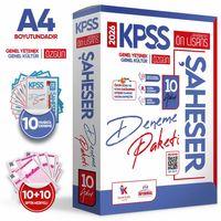 2026 KPSS Önlisans-Ortaöğretim GYGK ŞAHESER Türkiye Geneli Kurumsal 10’lu Dijital Çözümlü Paket Deneme