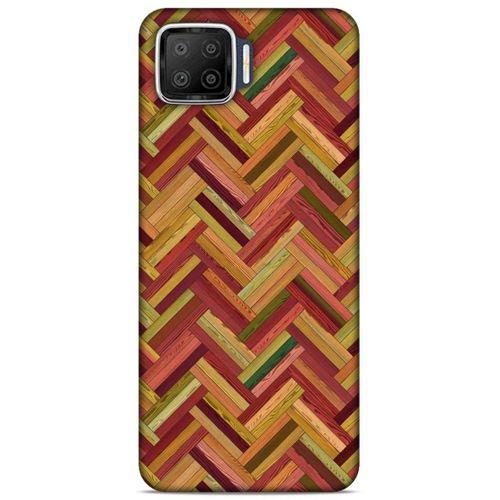 Lopard Oppo A73 Uyumlu Kılıf Wood'X (40) Fit Silikon Kılıf Desenli