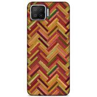 Lopard Oppo A73 Uyumlu Kılıf Wood'X (40) Fit Silikon Kılıf Desenli