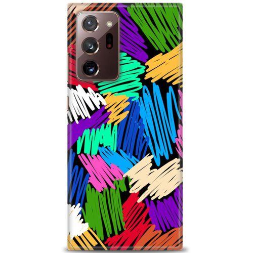 Samsung Galaxy Note 20 Kılıf HD Baskılı Kılıf - Karalama + Tam Ekran Koruyucu