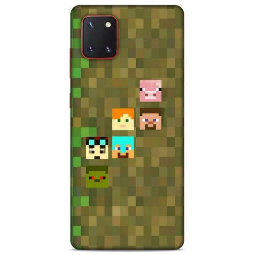 Lopard Samsung Galaxy Note 10 Lite Uyumlu Kılıf PiXel (14) Lansman Kılıf Minecraft Karakterleri