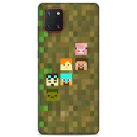 Lopard Samsung Galaxy Note 10 Lite Uyumlu Kılıf PiXel (14) Lansman Kılıf Minecraft Karakterleri