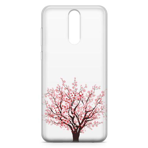 Huawei Mate 10 Lite Kılıf Kiraz Tomurcuk Arka Kapak Koruma Desenli Full Koruyucu