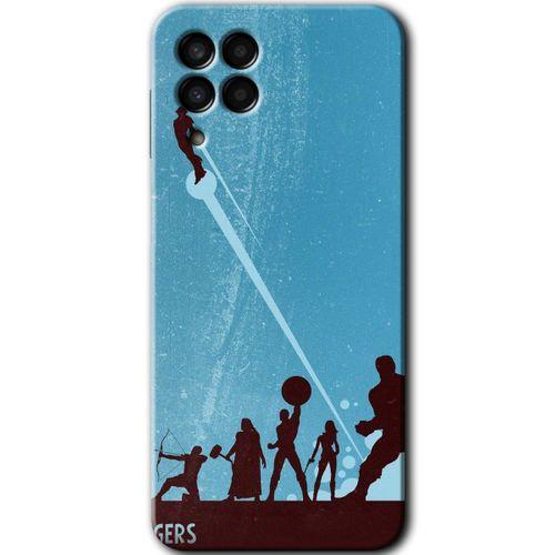 Samsung Galaxy M33 Kılıf HD Desen Baskılı Arka Kapak - Avengers Team