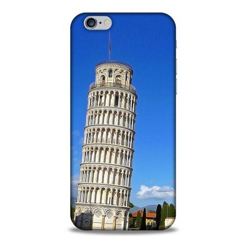 Apple Iphone 6S Kılıf Dünya Mimarisi (21) Koruyucu Kapak Pisa Kulesi İtalya