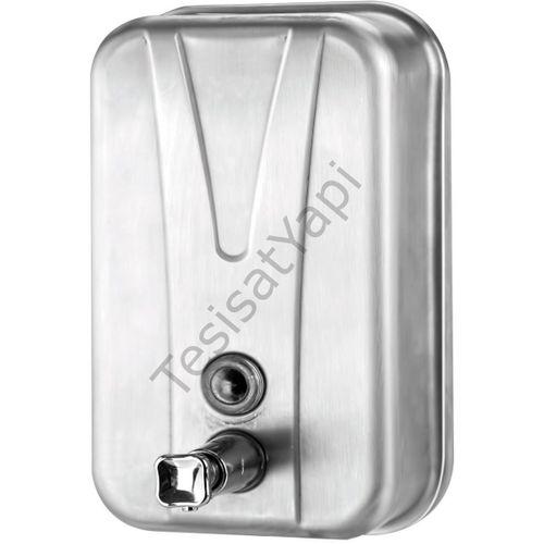 Paslanmaz Sıvı Sabunluk Pirinç Pompalı 500 ml