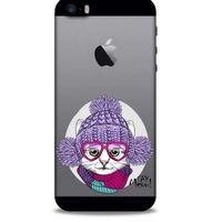 Zoologix (90) Apple Iphone 5S Şeffaf Kılıf Silikon Desenli
