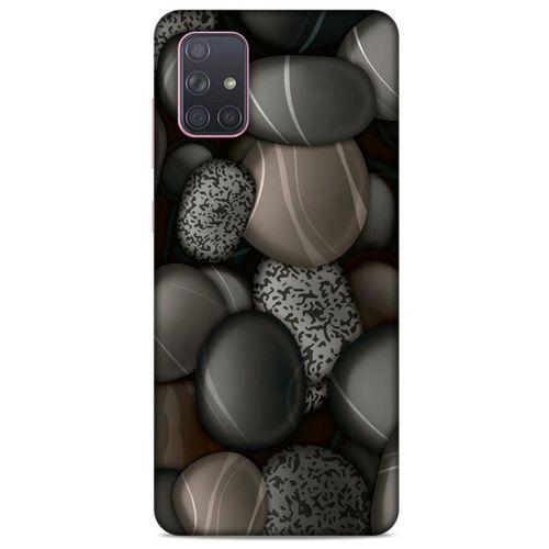 Samsung Galaxy A71 Kılıf Baskılı Özel Seri Taşlı (8) Baskılı Kılıf