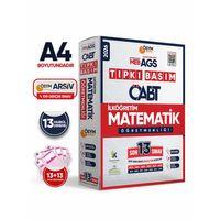 2026 MEB-AGS ÖABT İlköğretim Matematik Öğretmenliği ÖSYM Tıpkı Basım 13lü Deneme Paketi Türkiye G