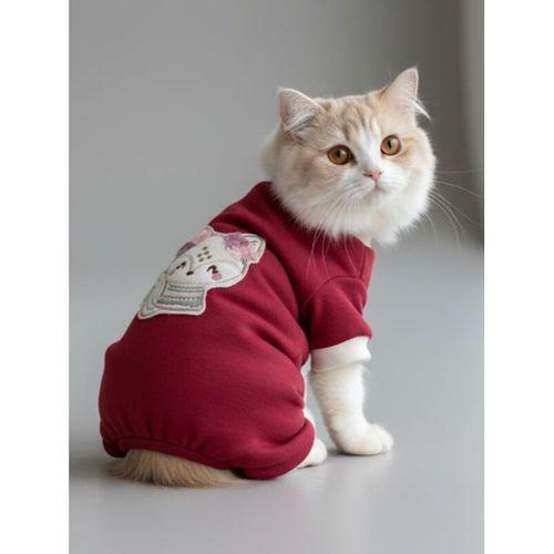 Ruby Foxie Kedi Tulumu – Kediler İçin Yumuşak ve Rahat Pijama