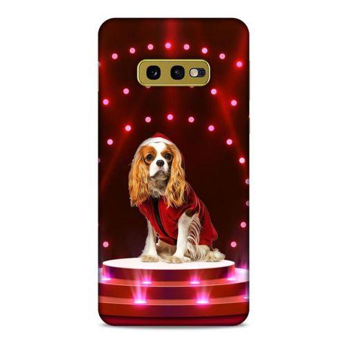 Samsung Galaxy S10e Kılıf Köpek Kıyafetleri (38) Neo Hybrid Kılıf King Charles Yelek