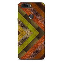 Vestel Venüs V6 Kılıf Patchwork (10) Full Koruma Kılıfı Yeşil Turuncu