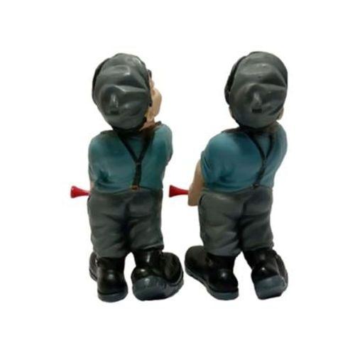 Golf Oynayan Adam Set , El Yapımı Biblo,Dekoratif Figür,Hediyelik Eşya 18Cm